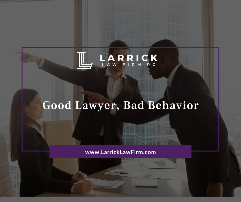 Good Lawyer, Bad Depo Prep Behavior Elizabeth Larrick